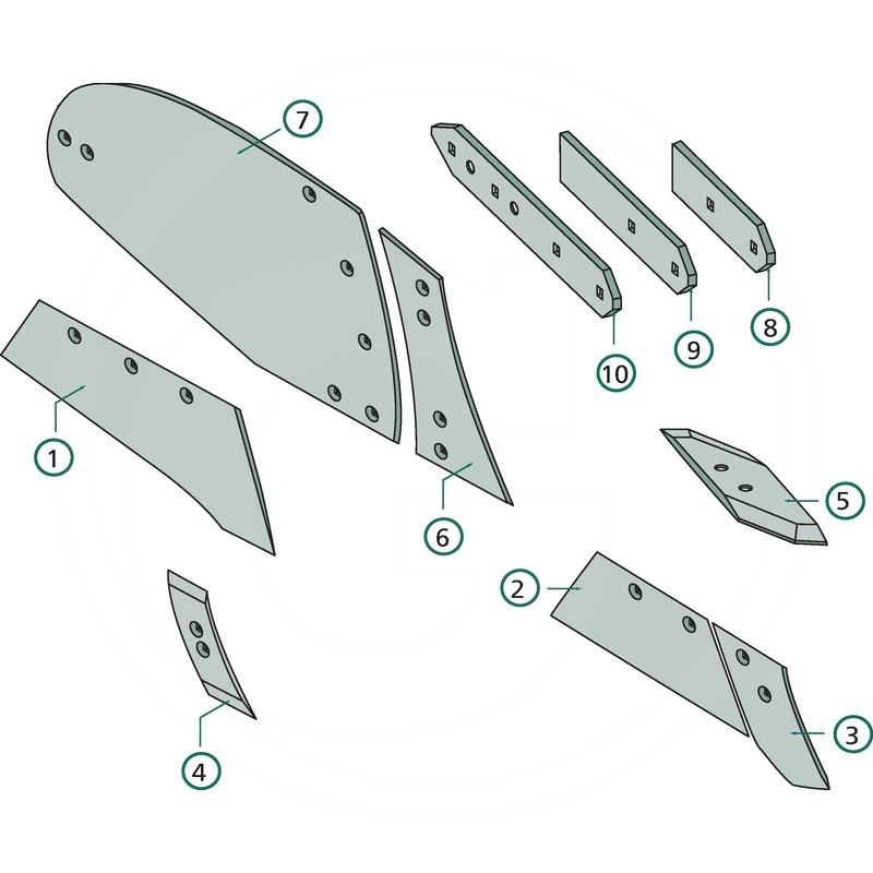 Mouldboard rear part | 3440718 | zdjęcie nr 2